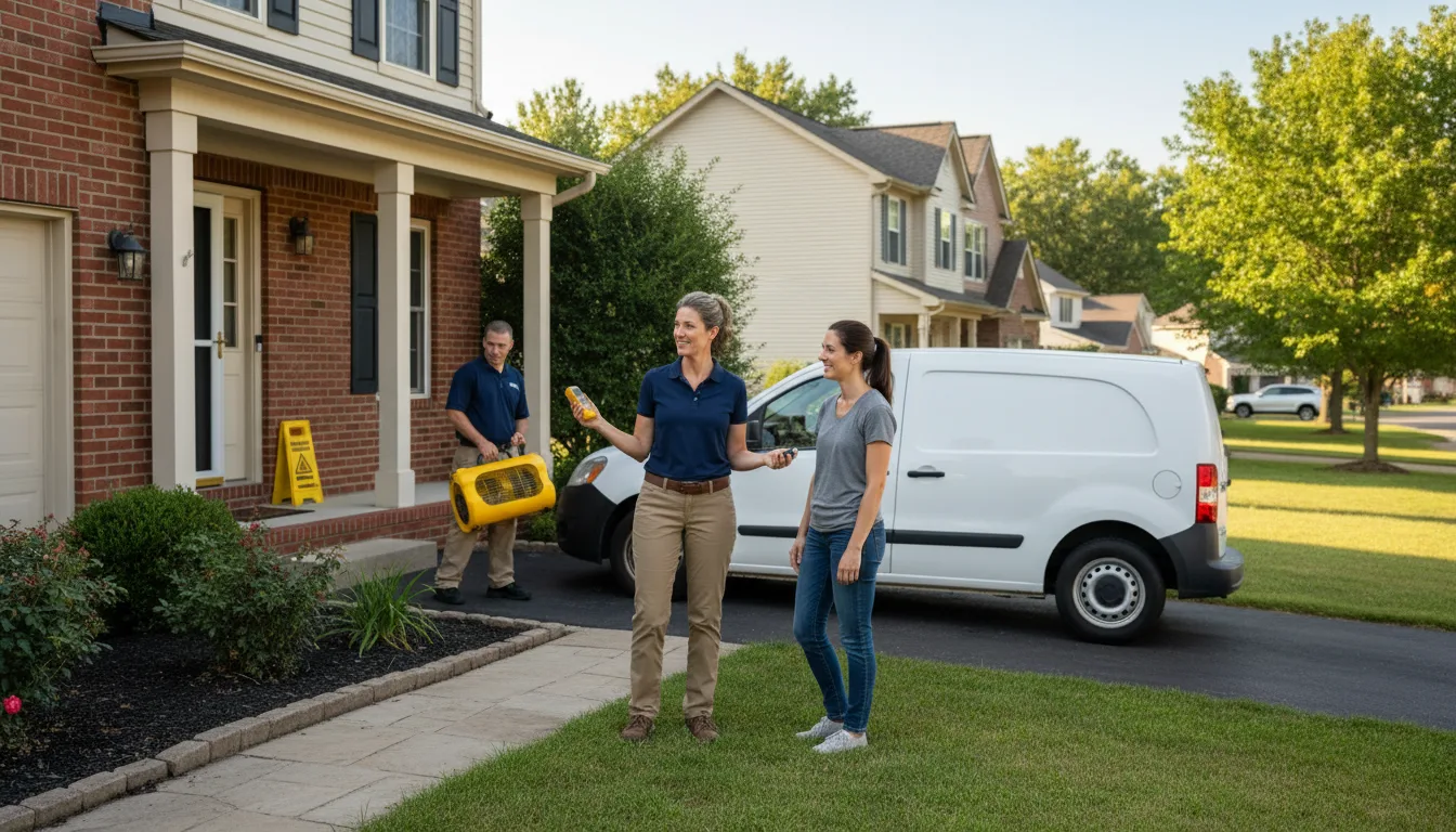 Water restoration image for Dehumidification And Cleanup Services in Culver, IN